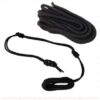 Franghie impletita pentru montaj leagane, hamace, prelate, umbrare, lungime 2m, culoare Neagra
