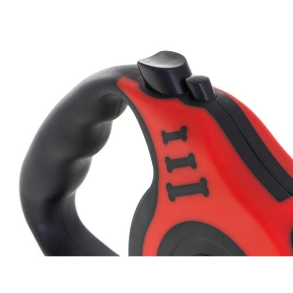 Lesa Retractabila Automata 5m lungime pentru caini de pana la 14 kg - imagine 3