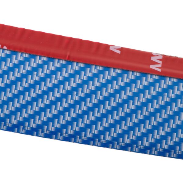 Protectie spoiler, prelungire bara fata/spate din cauciuc, culoare CARBON Albastru - imagine 6