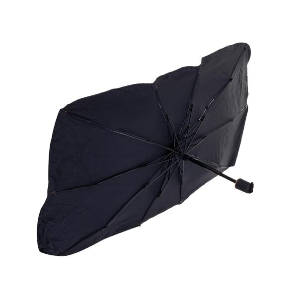 Parasolar Auto tip umbrela pentru parbriz, dimensiune 78 x 130 cm, culoare neagra - imagine 5