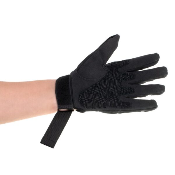 Manusi Tactice cu elemente de protectie, marime L, cu destinatie Moto, ATV, SSV, QUAD, culoare Neagra - imagine 2