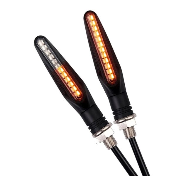 Set 2 lampi Semnalizare Moto SECVENTIALA, cu 2 functii, pozitie si semnalizare, AVX-ZD59B - imagine 12