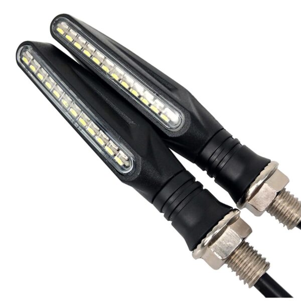 Set 2 lampi Semnalizare Moto SECVENTIALA, cu 2 functii, pozitie si semnalizare, AVX-ZD59B - imagine 13