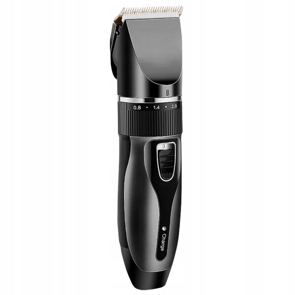 Aparat de tuns profesional pentru cani cu acumulator, lama titan + ceramica, incarcare USB, culoare Neagra, model AVX-WT-BLACK-T10 - imagine 12