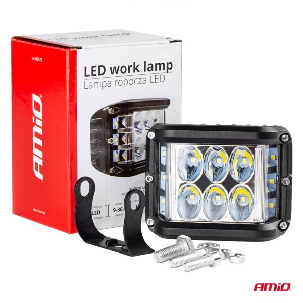 Proiector LED pentru Off-Road, ATV, SSV, culoare 6500K, cu doua functii, tensiune 9 - 36V, dimensiune, 110 x 75 mm - imagine 9