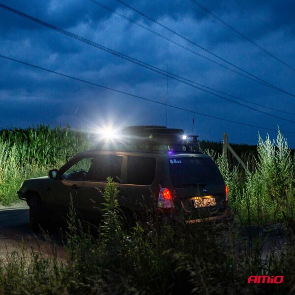 Proiector LED pentru Off-Road, ATV, SSV, culoare 6500K, 28 LED-uri, tensiune 9 - 36V, dimensiune 136 x 80 mm - imagine 2