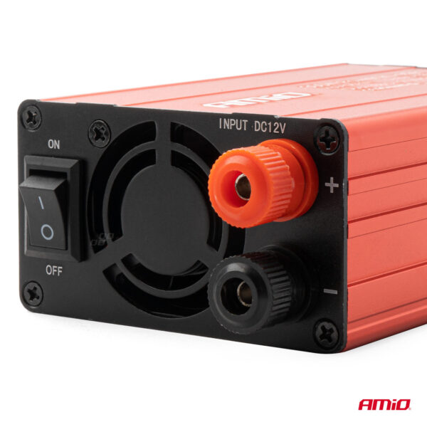 Convertor de tensiune 12V -> 220V, 300W/600W, 2 x USB 5V - imagine 3