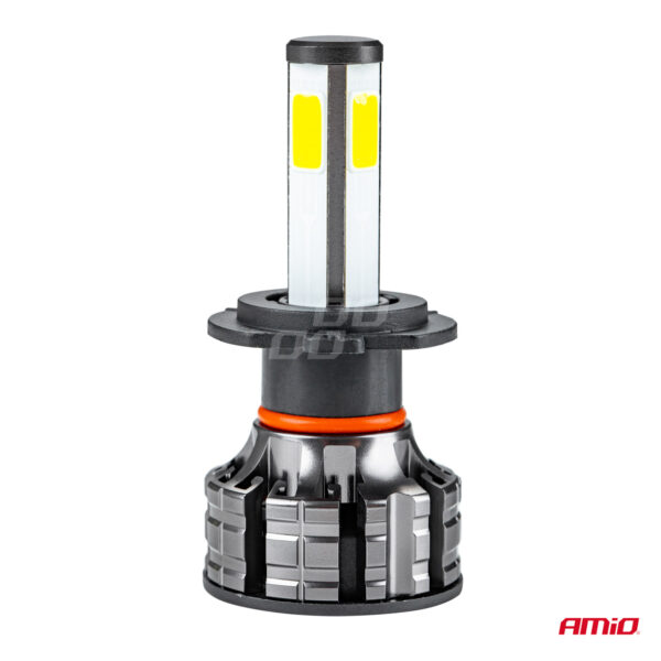 Instalatie LED COB 2Side AMiO, compatibil H7, destinat competitiilor auto sau off-road - imagine 2