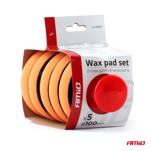 Set bureti pentru curatare, polisare si slefuire, 5 x 100 mm, cu maner - imagine 6