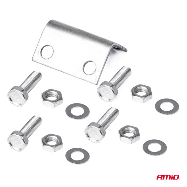 Claxon Camion de tip "goarna", dublu, bitonal, finisaj cromat, alimentare 12V - 24V, 118 dB - imagine 5