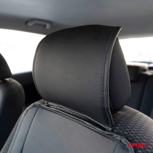 Husa scaun auto cu bile de masaj, suport lombar si tetiera, dimensiuni 147 x 68 cm, culoare Neagra - imagine 3