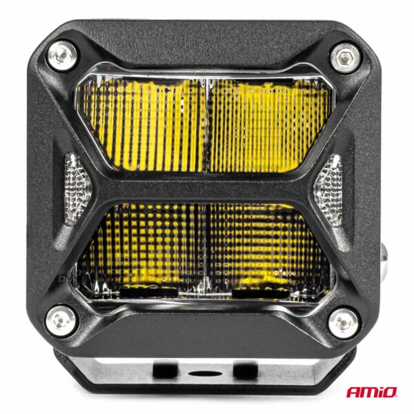 Proiector LED "PRO SERIES" cu doua functii pentru Off-Road, ATV, SSV, putere 18W, 1800lm, culoare 6000K, tensiune 10-30V, dimensiuni 82 x 78 x 76 mm - imagine 3