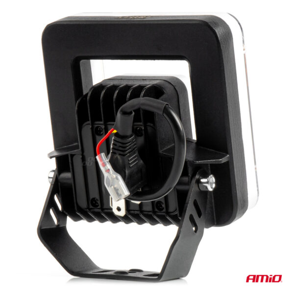 Proiector LED cu Angel Eye model AWL57, pozitie, semnalizare, faza lunga/scurta, pentru Off-Road, ATV, SSV, putere 45W, 8000lm, tensiune 9-36V, dimensiuni 114,5 x 114,5 x 51 mm - imagine 7