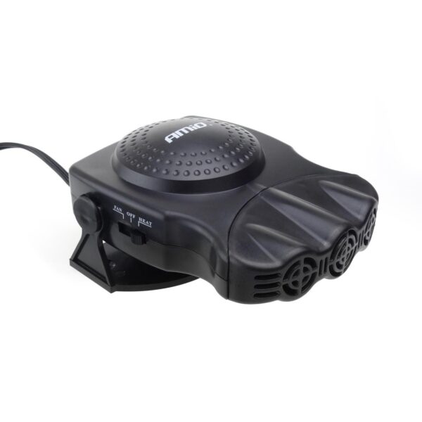 Aeroterma Auto 2in1, Ventilate, Incalzire Rapida si Dezghetare Geamuri, 12V, Putere 150W, cu mufa de bricheta - imagine 2