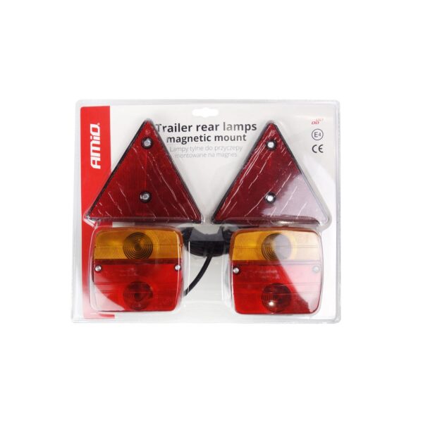 Lampi spate cu magnet pentru remorca 02095 - imagine 2