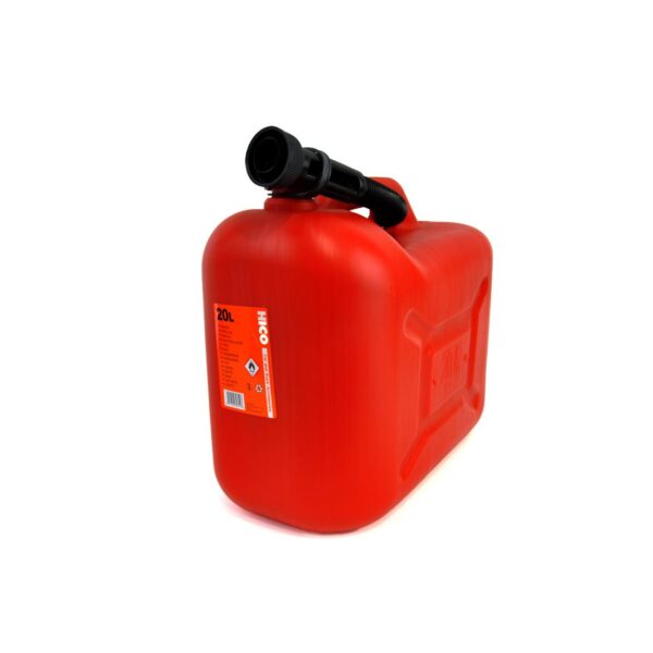Canistra din plastic pentru combustibil rosie 20L - imagine 2