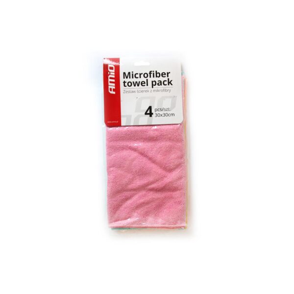 Set lavete microfibre 4 buc 30x30 cwash-02 - imagine 2