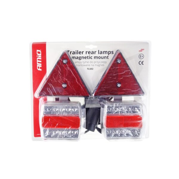 Lampi spate cu magnet pentru remorca 02140 - imagine 3