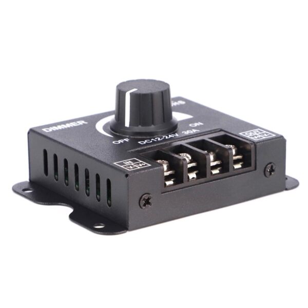 Dimmer LED cu reglaj manual, 12V - 24V, 360W - 720W, 30A - imagine 6
