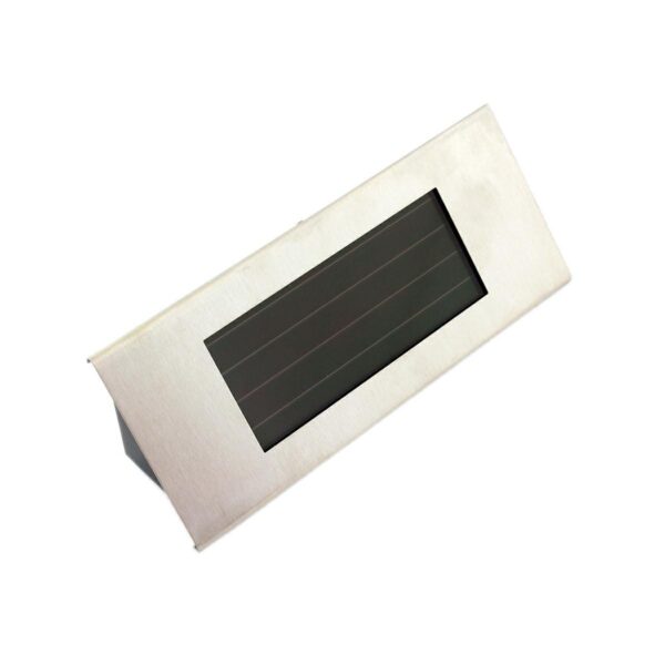 Placa numar casa iluminata LED, incarcare solara, carcasa din INOX - imagine 4