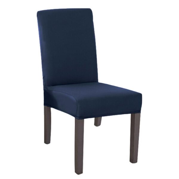 Husa universala pentru scaune clasice, culoare ALBASTRU MARIN - imagine 3