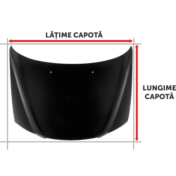Folie Capota Auto "Hood Art" rezistenta la exterior, marime M (165 x 120cm) - Cod: AVX-CAPOTA-005M - imagine 6
