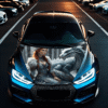 Folie Capota Auto "Hood Art" rezistenta la exterior, marime M (165 x 120cm) - Cod: AVX-CAPOTA-014M