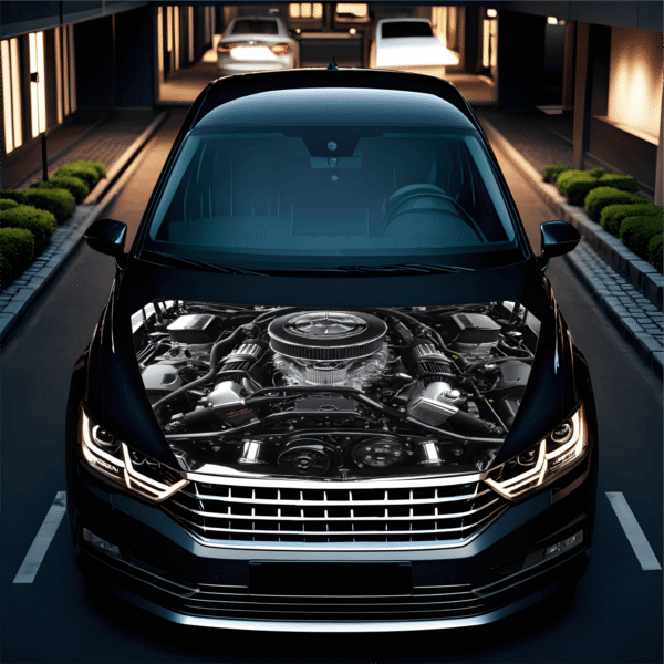 Folie Capota Auto "Hood Art" rezistenta la exterior, marime S (150 x 110cm) - Cod: AVX-CAPOTA-017S - imagine 2