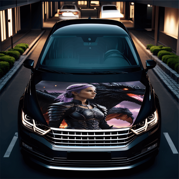 Folie Capota Auto "Hood Art" rezistenta la exterior, marime M (165 x 120cm) - Cod: AVX-CAPOTA-002M - imagine 2