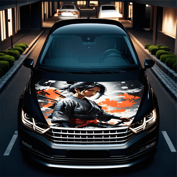 Folie Capota Auto "Hood Art" rezistenta la exterior, marime M (165 x 120cm) - Cod: AVX-CAPOTA-005M - imagine 2