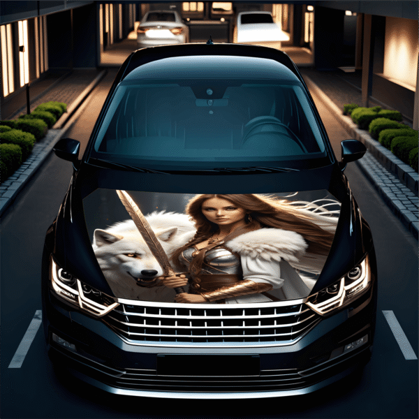 Folie Capota Auto "Hood Art" rezistenta la exterior, marime S (150 x 110cm) - Cod: AVX-CAPOTA-006S - imagine 2