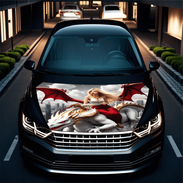 Folie Capota Auto "Hood Art" rezistenta la exterior, marime M (165 x 120cm) - Cod: AVX-CAPOTA-009M - imagine 2