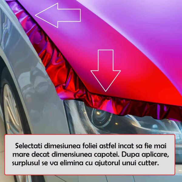 Folie Capota Auto "Hood Art" rezistenta la exterior, marime S (150 x 110cm) - Cod: AVX-CAPOTA-010S - imagine 4