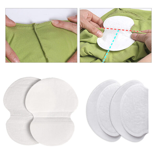 5 x Seturi tampoane anti-transpiratie, culoare Alba - imagine 2