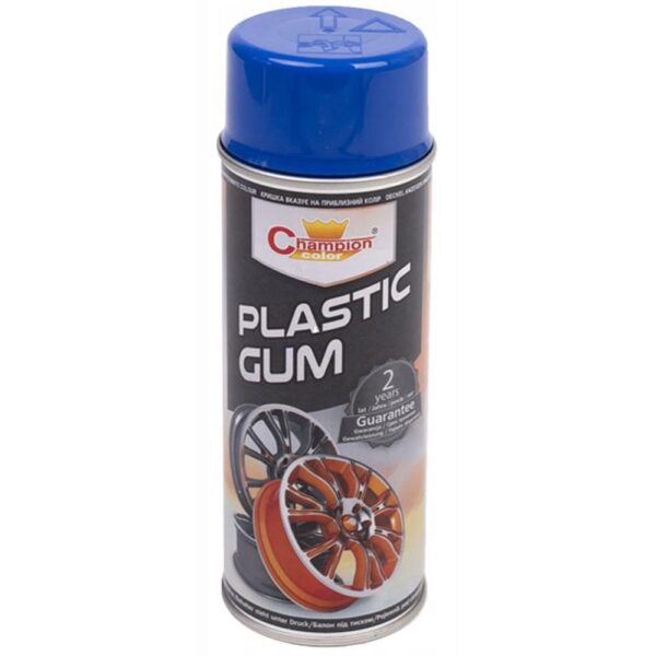 Spray Vopsea Cauciucata pentru Jante, culoare Albastra, 400ml, Champion Color - imagine 2